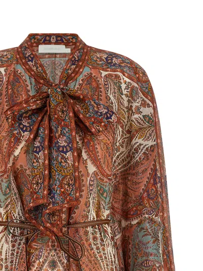 Zimmermann Layered Multicolour Dress With Paisley Patterns