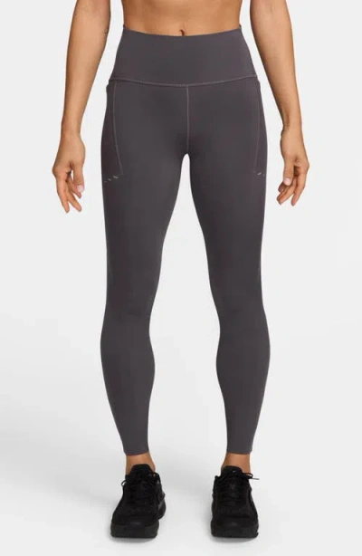 Nike Swift High-waisted Pocket 7/8 Running Leggings In Multi