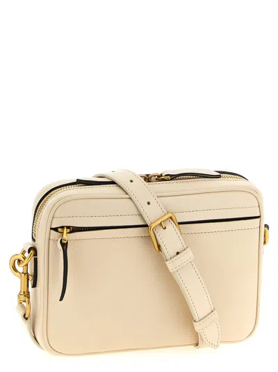 Valentino Ivory Nappa Leather Viva Superstar Crossbody Bag In Multi