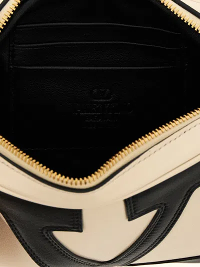 Valentino Ivory Nappa Leather Viva Superstar Crossbody Bag In Multi