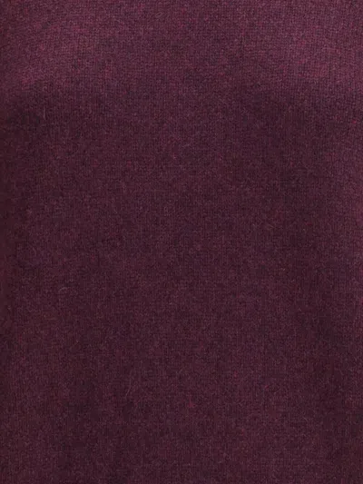 Khaite Nera Cashmere Knit Sweater In Burgundy