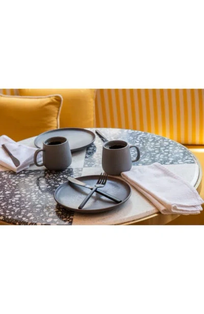 Fortessa Sound 16-piece Dinnerware Place Setting In Gray