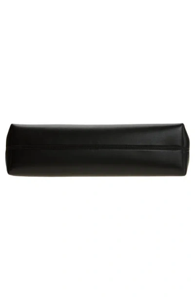 Jacquemus Rectangular Silhouette Clutch Bag With Top Handle In Black