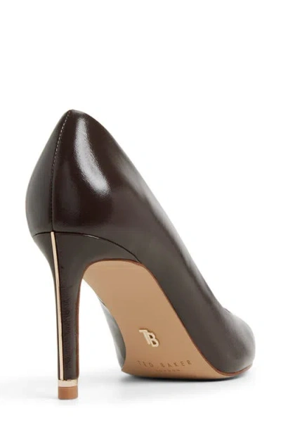 Ted Baker Pointed Toe Pump In Brown