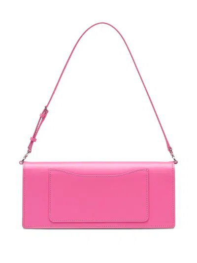 Marc Jacobs The Mirror Shoulder Leather Bag In Pink