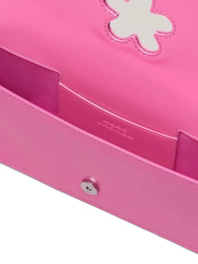 Marc Jacobs The Mirror Shoulder Leather Bag In Pink