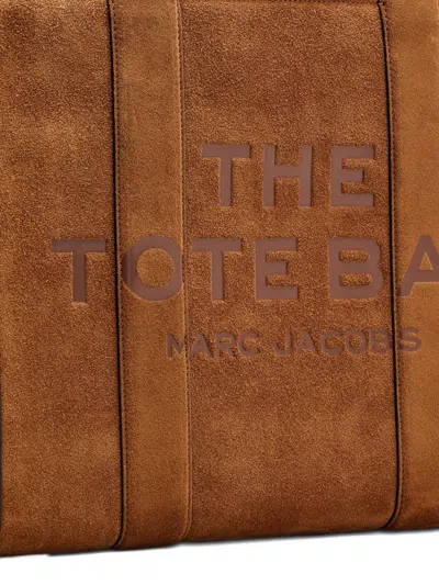 Marc Jacobs The Large Leather & Suede Tote Bag In Brown
