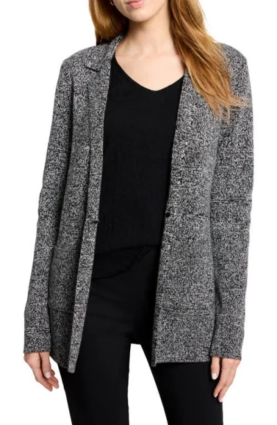 Nic + Zoe Nic+zoe Knit Blazer In Gray