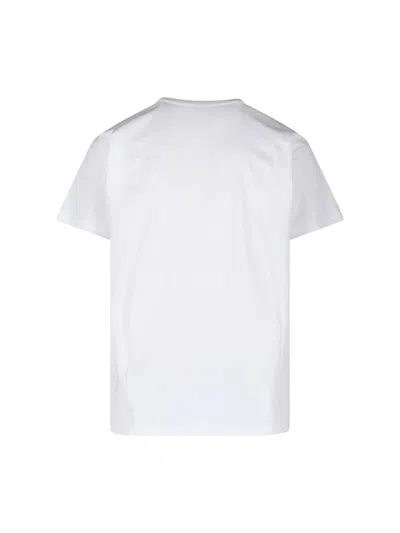 Diesel T-shirt In White Cotton With Logo In White