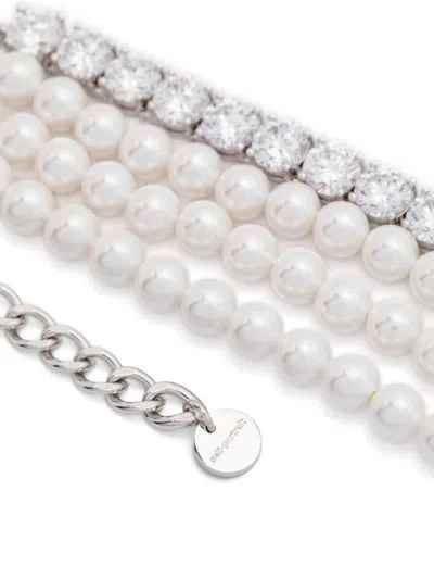 Self-portrait Bijoux In White