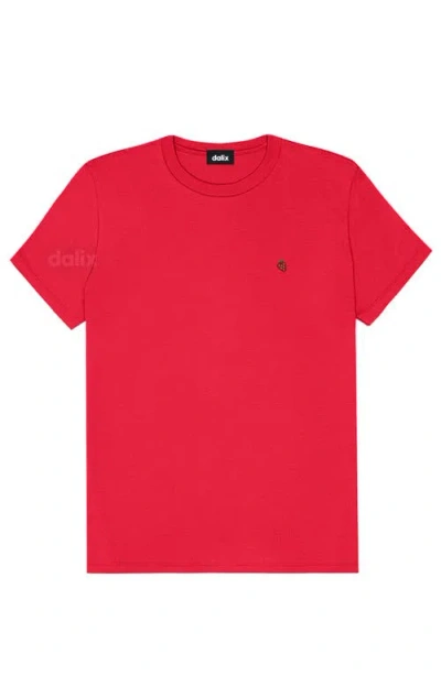 Dalix Womens Lil Strawberry Jersey Tee In Red
