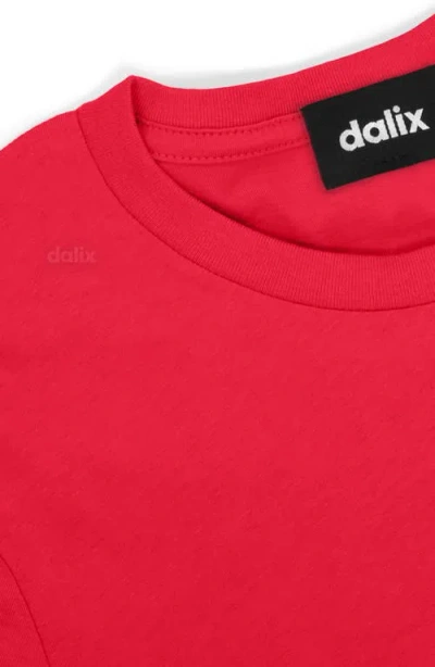 Dalix Womens Lil Strawberry Jersey Tee In Red