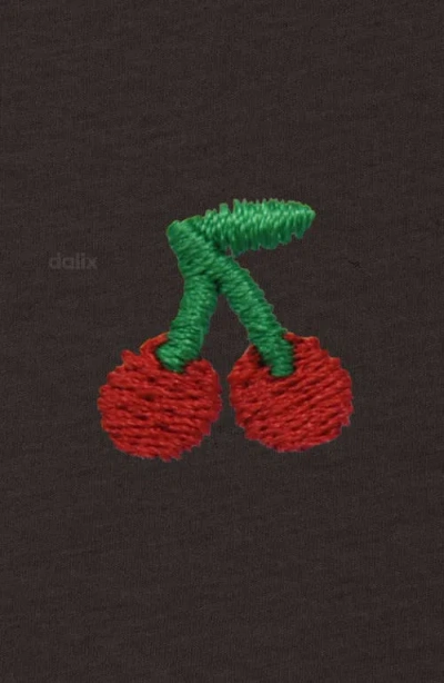 Dalix Womens Lil Cherry Lightweight High Waisted Tee In Brown