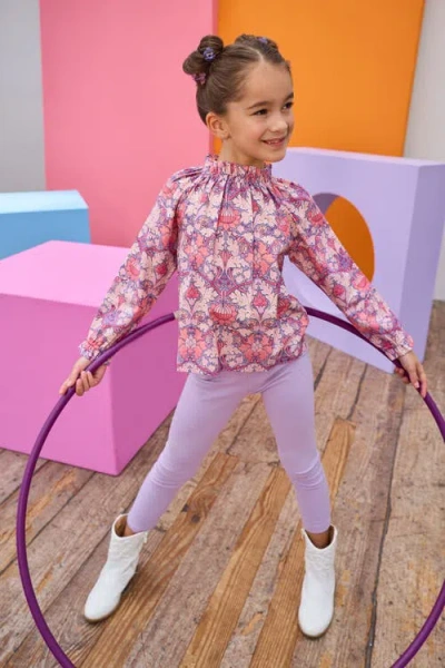 Bisby Kids' Knit Solid Legging In Pink