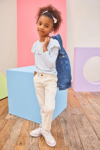 Bisby Kids' Front Ruffle Emily Top In Multi