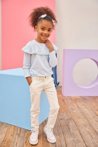 Bisby Kids' Front Ruffle Emily Top In Multi