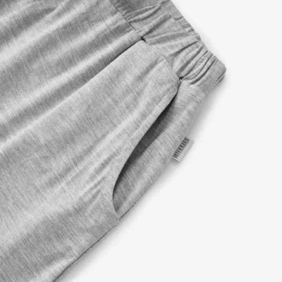 Milkbarn Luxe Solid Jogger In Gray