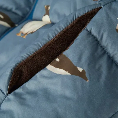 Milkbarn Puffy Down Jacket In Blue