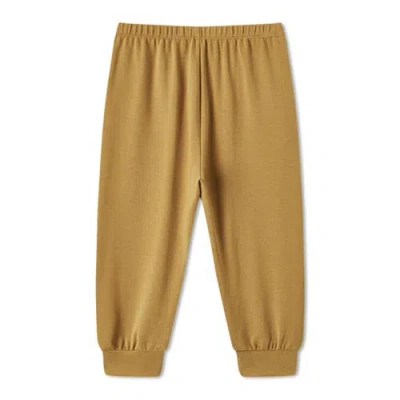 Milkbarn Brushed Jogger In Brown