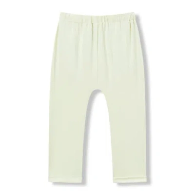 Milkbarn Luxe Solid Jogger In White