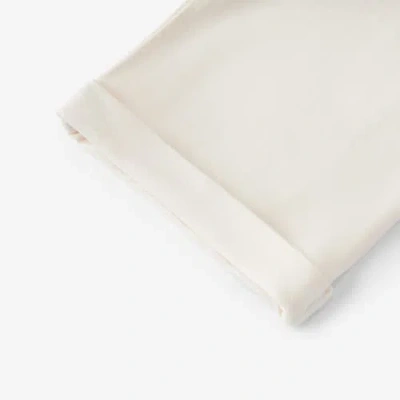 Milkbarn Luxe Solid Jogger In White