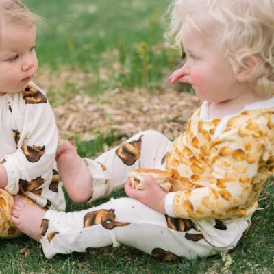 Milkbarn Jogger In White