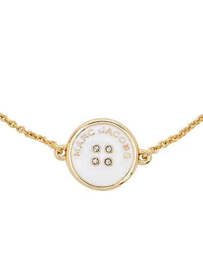 Marc Jacobs The Button Chain Bracelet In Gold