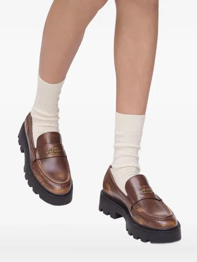Marc Jacobs The Frankie Platform Loafer In Brown