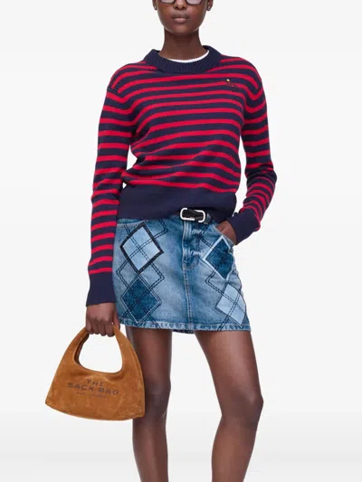 Marc Jacobs The Mini Sack Suede Leather Hobo Bag In Brown