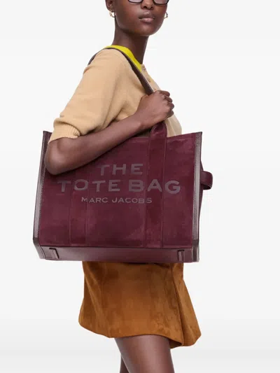 Marc Jacobs Rectangular Tote Bag Top Handles In Purple