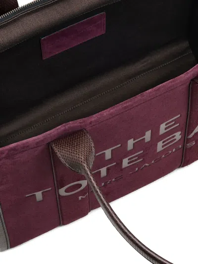 Marc Jacobs Rectangular Tote Bag Top Handles In Purple