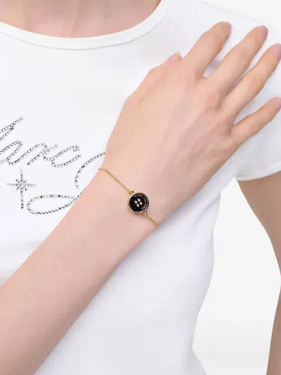 Marc Jacobs The Button Chain Bracelet In Gold