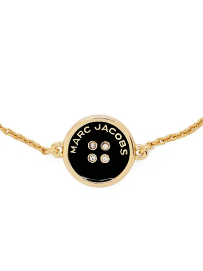 Marc Jacobs The Button Chain Bracelet In Gold