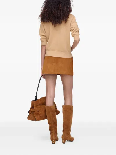 Marc Jacobs Contrast-collar Wool Polo In Neutral