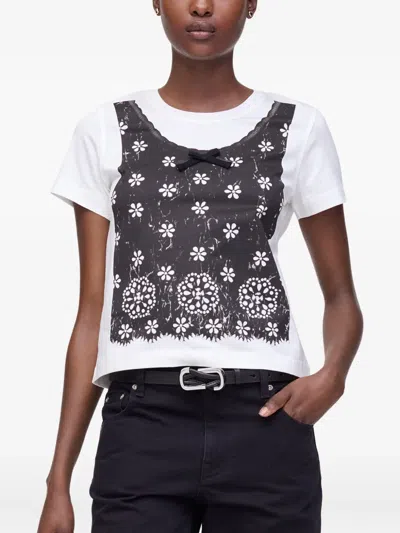 Marc Jacobs Top-print Cotton T-shirt In Multi