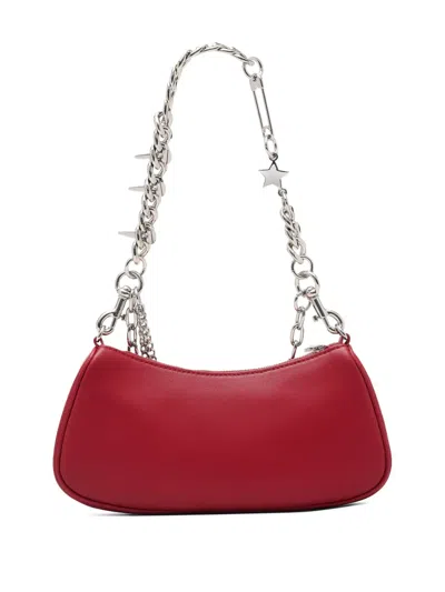 Marc Jacobs The Star Charm Leather Shoulder Bag In Red