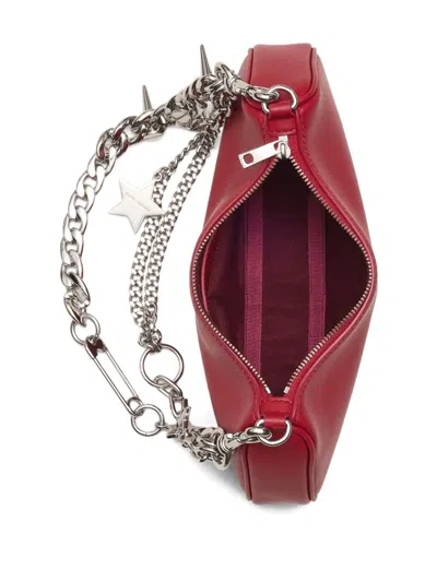 Marc Jacobs The Star Charm Leather Shoulder Bag In Red