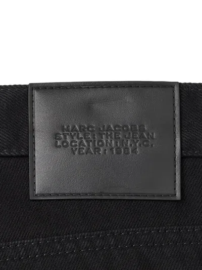 Marc Jacobs The Jean Straight-leg Pants In Black