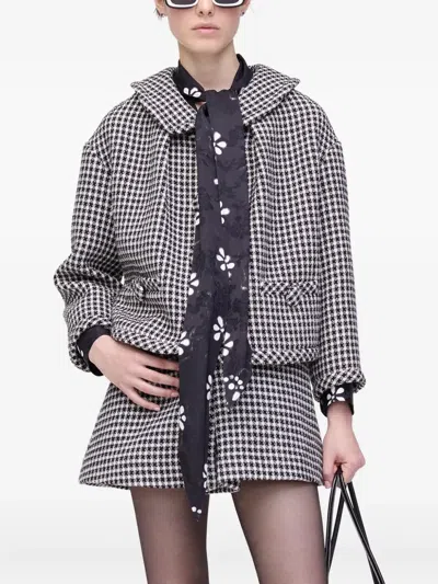 Marc Jacobs Gingham-tweed Jacket In Multi
