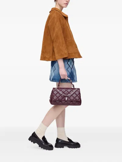 Marc Jacobs Doll Peter Pan-collar Suede Jacket In Brown