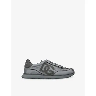 Dolce & Gabbana Low Sneaker Ny In Gray