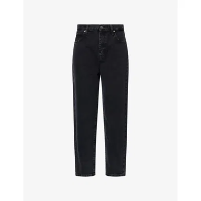 Frame Womens Mystic The Candle Cropped Denim Jeans In Black