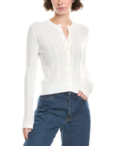 Madewell The Signature Open Knit Cardigan In White