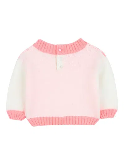 Billieblush Pullover In Colour-block-optik In Pink