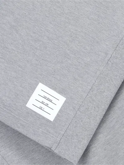 Thom Browne Cotton T-shirt In Gray
