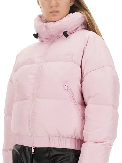 Msgm Cropped Fit Jacket In Pink