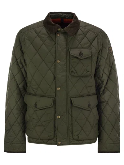 Polo Ralph Lauren Beaton Quilted Jacket Olive Green In Green