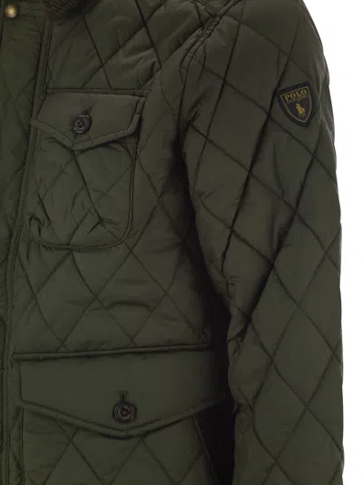 Polo Ralph Lauren Beaton Quilted Jacket Olive Green In Green