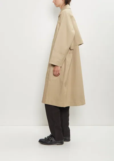 Casey Casey Carlyle Cotton Trench Coat In Multi