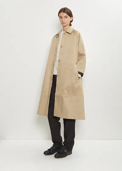 Casey Casey Carlyle Cotton Trench Coat In Multi